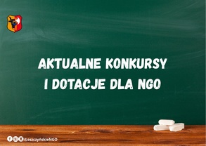 Aktualne konkursy i dotacje dla NGO