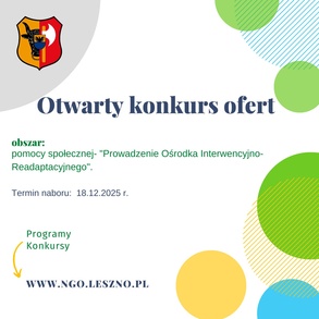 Otwarty konkurs ofert na 