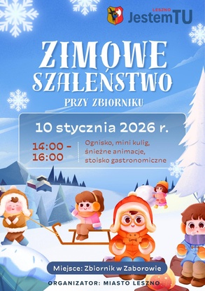 Zimowe Szaleństwo przy zbiorniku 