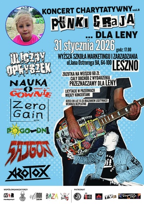 Koncert Charytatywny ,,Punki Grają dla Leny
