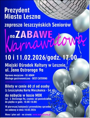 Zabawa Karnawałowa dla Seniorów