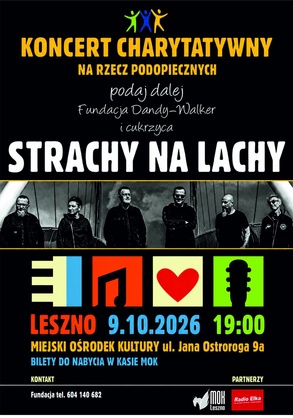 Strachy Na Lachy zagrają charytatywnie w Lesznie