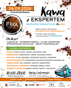 Kawa z Ekspertem - bezpłatne konsultacje dla NGO