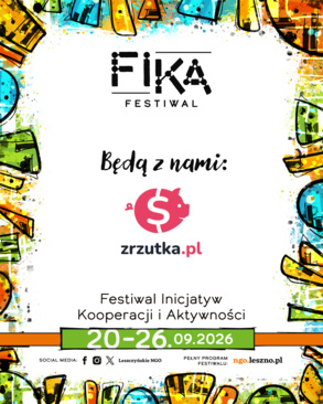 Zrzutka.pl będzie z nami podczas Festynu Aktywności i Pasji!