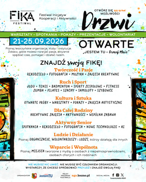 Poznaj ludzi, pasje i miejsca. Drzwi Otwarte w Lesznie