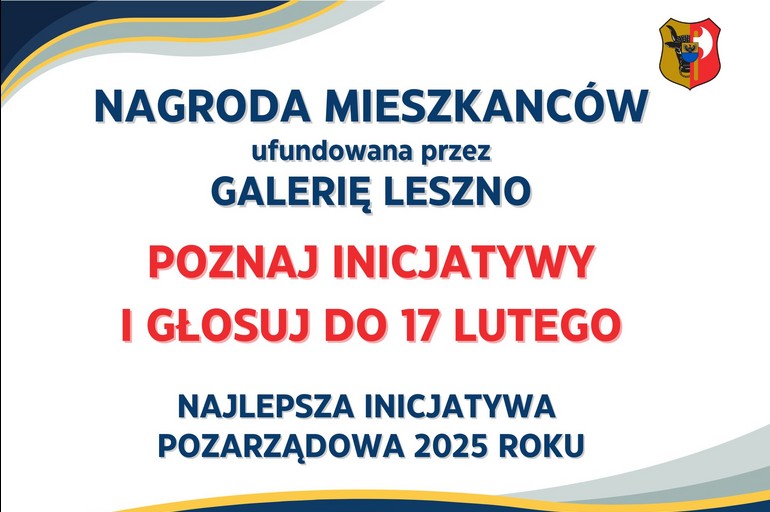 Nagroda Mieszkańców na Najlepszą Inicjatywę Pozarządową - GŁOSOWANIE STRAT!