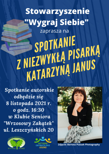 Spotkanie autorskie z Katarzyną Janus
