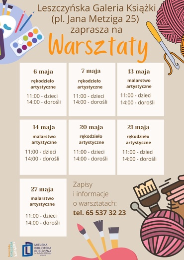 WARSZTATY RĘKODZIEŁA ARTYSTYCZNEGO