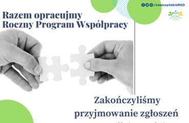 Przyjmowanie zgłoszeń propozycji do Programu współpracy na 2024 rok ZAKOŃCZONE