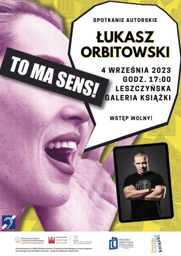 SPOTKANIE Z ŁUKASZEM ORBITOWSKIM