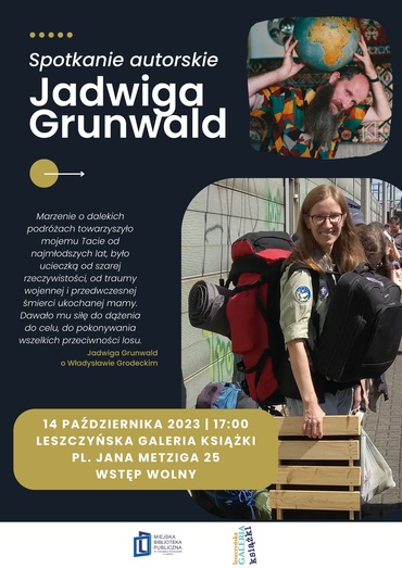 SPOTKANIE AUTORSKIE Z JADWIGĄ GRUNWALD