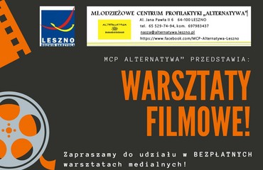 Warsztaty medialne dla młodzieży pt. „Moje Miejsce”