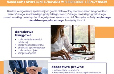 Bezpłatna pomoc dla Twojej organizacji społecznej