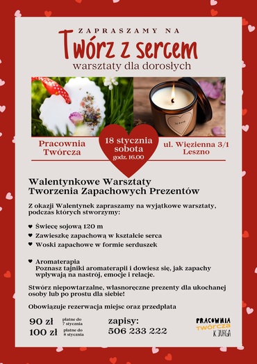 Warsztaty zapachowe dla dorosłych 