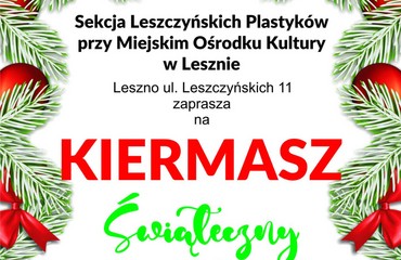 Kiermasz Świąteczny sekcji Leszczyńskich Plastyków