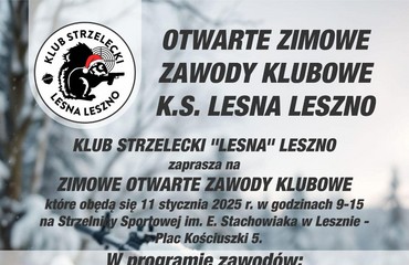 Otwarte zimowe zawody klubowe K.S. Lesna Leszno