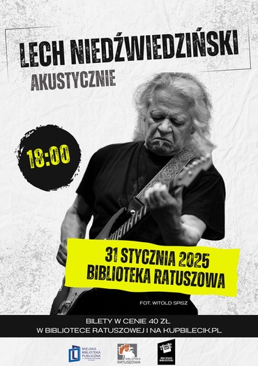 Koncert: Lech Niedźwiedziński - akustycznie i nostalgicznie!