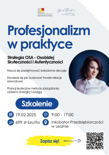 Szkolenie Profesjonalizm w praktyce - strategia OSY