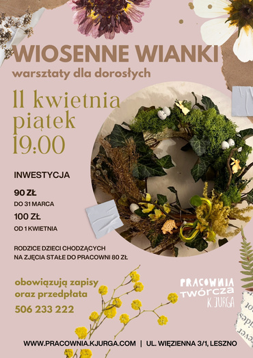 Wiosenne wianki - warsztaty dla dorosłych