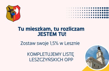 Uwaga! Kompletujemy listę leszczyńskich OPP 