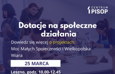 Moc Małych Społeczności. Spotkanie informacyjne