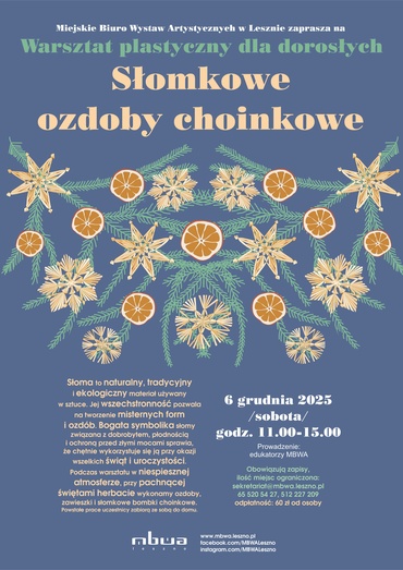 „Słomkowe Ozdoby Choinkowe