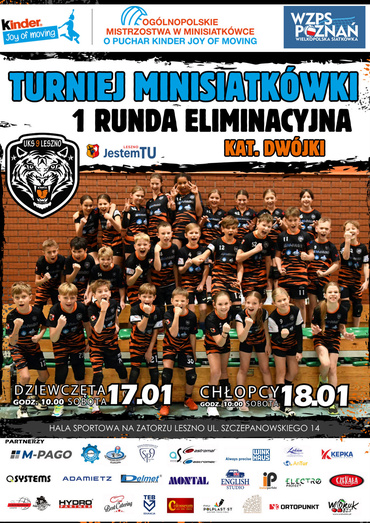 I Runda Eliminacyjna Minisiatkówki Dziewcząt i Chłopców Kinder joy of moving - kat. Dwójki
