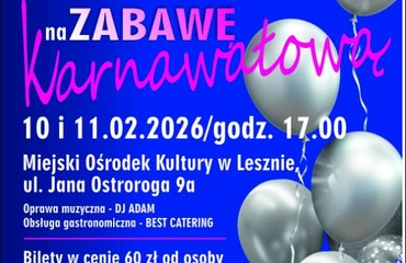 Zabawa Karnawałowa dla Seniorów