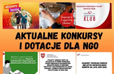 Aktualne konkursy i dotacje dla NGO
