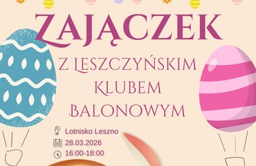 Zajączek z Leszczyńskim Klubem Balonowym