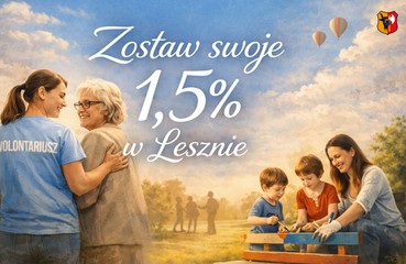 1,5% dla leszczyńskich organizacji pozarządowych w 2026 roku!