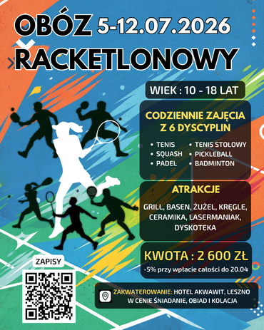 Obóz Racketlonowy w Leszno Tenis
