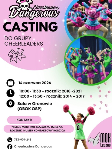 Casting do grup Cheerleaders Dangerous 