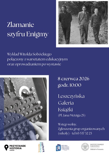 Złamanie szyfru Enigmy - wykład Witolda Sobóckiego