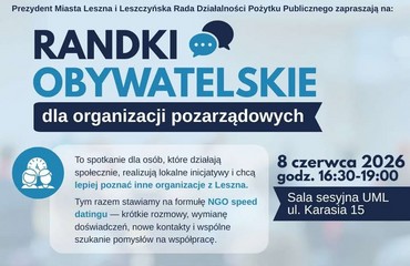 Zaproszenie na Randki Obywatelskie