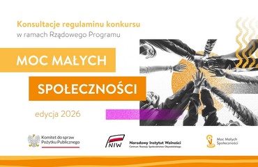 Moc Małych Społeczności 2026. Trwają konsultacje regulaminu programu