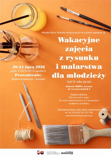 Wakacyjne zajęcia z rysunku i malarstwa dla młodzieży (od 12 roku życia)