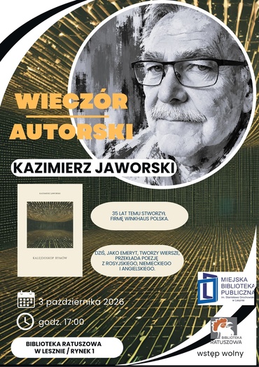 „Kalejdoskop rymów” - wieczór autorski Kazimierza Jaworskiego